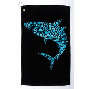 International Dot Day Teal Dot Shark Platinum Collection Golf Towel