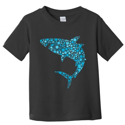 International Dot Day Teal Dot Shark Toddler T-Shirt