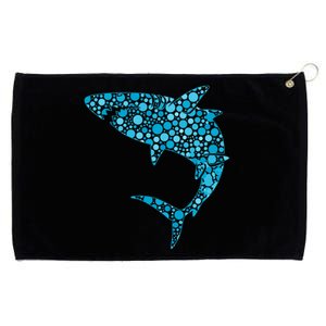 International Dot Day Teal Dot Shark Grommeted Golf Towel