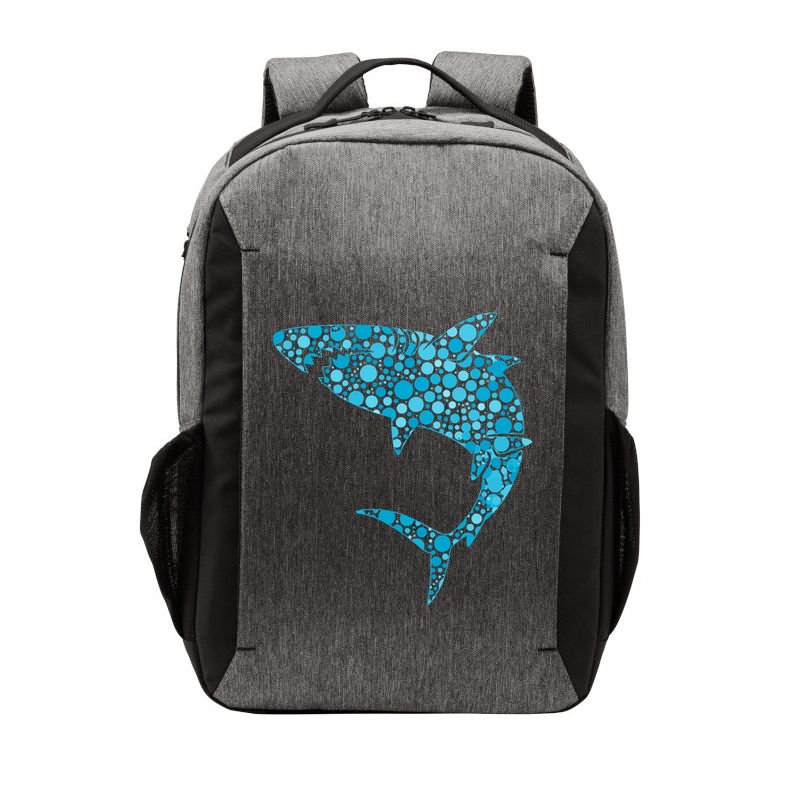 International Dot Day Teal Dot Shark Vector Backpack