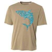 International Dot Day Teal Dot Shark Cooling Performance Crew T-Shirt