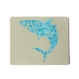 International Dot Day Teal Dot Shark Mousepad