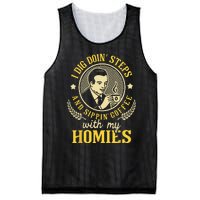 I Dig Doin Steps Sobriety Anniversary Sober AA NA Mesh Reversible Basketball Jersey Tank