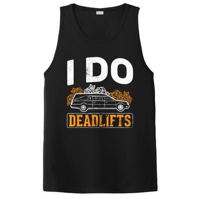 I Do Deadlifts Mortician Mortuary Funeral Director PosiCharge Competitor Tank