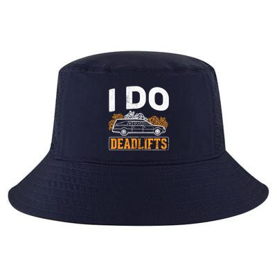 I Do Deadlifts Mortician Mortuary Funeral Director Cool Comfort Performance Bucket Hat
