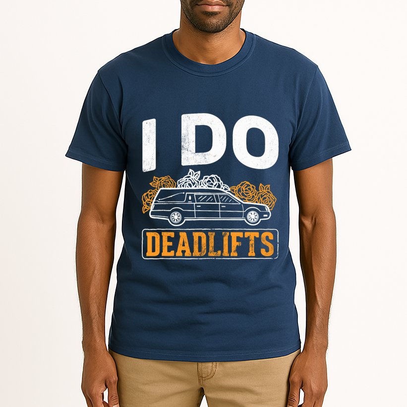 I Do Deadlifts Mortician Mortuary Funeral Director Tall T-Shirt