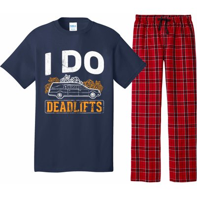 I Do Deadlifts Mortician Mortuary Funeral Director Pajama Set