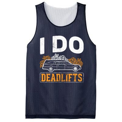 I Do Deadlifts Mortician Mortuary Funeral Director Mesh Reversible Basketball Jersey Tank