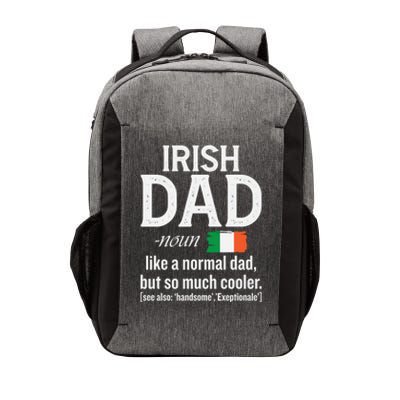 Irish Dad Definition Ireland St Patrick's Day Patriotic Fan Great Gift Vector Backpack