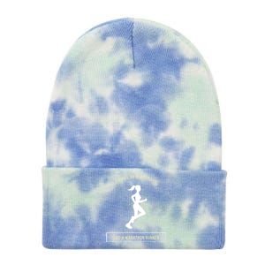 I DonT Do Marathons I Do A Marathon Runner Gift Tie Dye 12in Knit Beanie