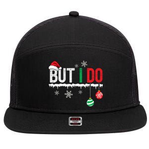 I DonT Do Matching Christmas Outfits But I Do Couple Family 7 Panel Mesh Trucker Snapback Hat