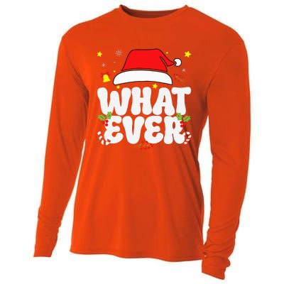 I Don't Do Matching Christmas Outfits Funny Family Whatever  Cooling Performance Long Sleeve Crew