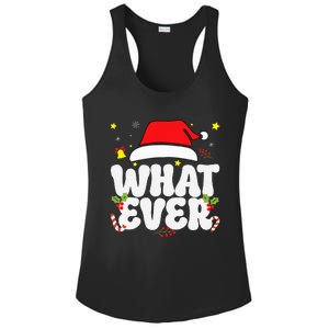 I Don't Do Matching Christmas Outfits Funny Family Whatever  Ladies PosiCharge Competitor Racerback Tank