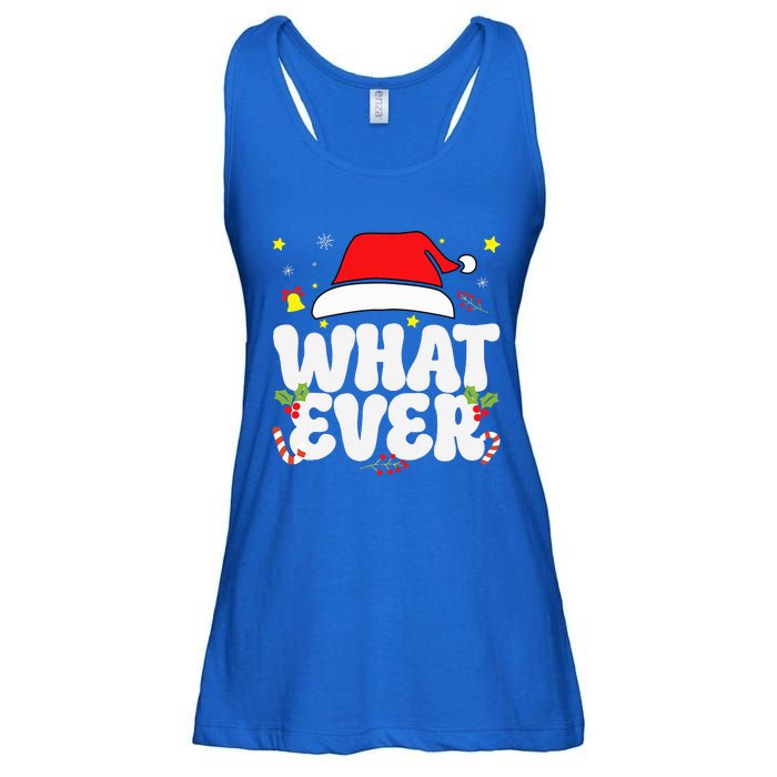 I Don't Do Matching Christmas Outfits Funny Family Whatever  Ladies Essential Flowy Tank