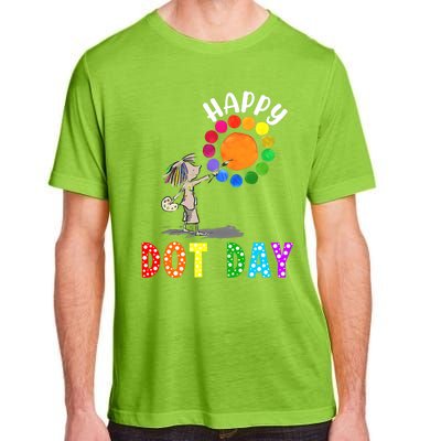 International Dot Day Colorful Polka Dot Happy Dot Day Adult ChromaSoft Performance T-Shirt