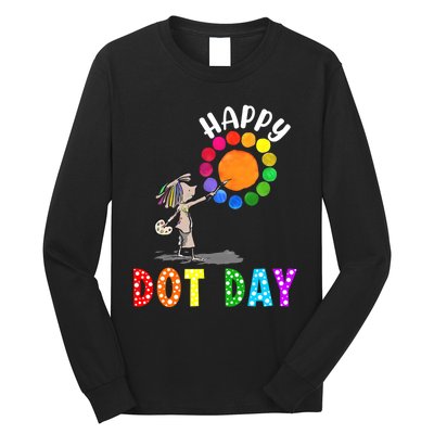 International Dot Day Colorful Polka Dot Happy Dot Day Long Sleeve Shirt