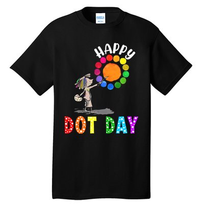 International Dot Day Colorful Polka Dot Happy Dot Day Tall T-Shirt