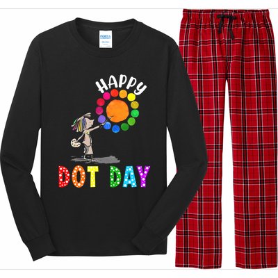 International Dot Day Colorful Polka Dot Happy Dot Day Long Sleeve Pajama Set