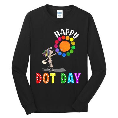 International Dot Day Colorful Polka Dot Happy Dot Day Tall Long Sleeve T-Shirt