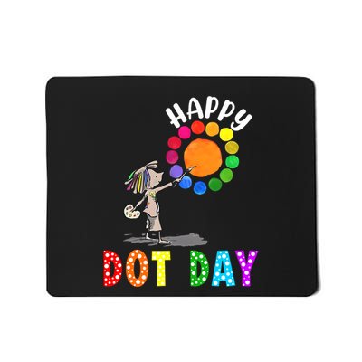 International Dot Day Colorful Polka Dot Happy Dot Day Mousepad