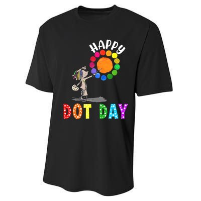 International Dot Day Colorful Polka Dot Happy Dot Day Performance Sprint T-Shirt