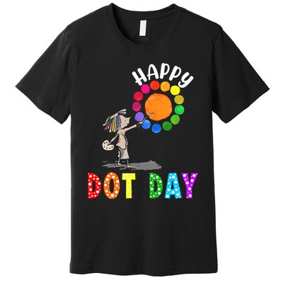 International Dot Day Colorful Polka Dot Happy Dot Day Premium T-Shirt