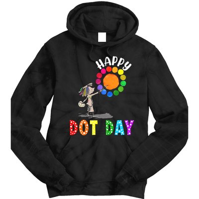 International Dot Day Colorful Polka Dot Happy Dot Day Tie Dye Hoodie