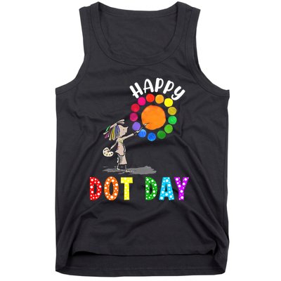 International Dot Day Colorful Polka Dot Happy Dot Day Tank Top