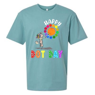 International Dot Day Colorful Polka Dot Happy Dot Day Sueded Cloud Jersey T-Shirt