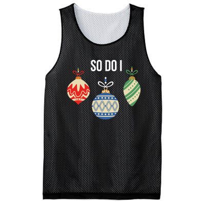 I DonT Do Matching Christmas Outfits So I Do Family Pajamas Mesh Reversible Basketball Jersey Tank