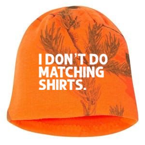 I Don't Do Matching Tee Newly Wed Couple Gift Kati - Camo Knit Beanie