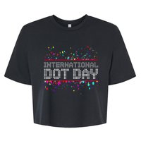 International Dot Day Dotted Logo Bella+Canvas Jersey Crop Tee