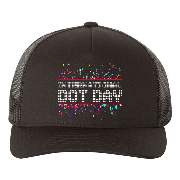 International Dot Day Dotted Logo Yupoong Adult 5-Panel Trucker Hat