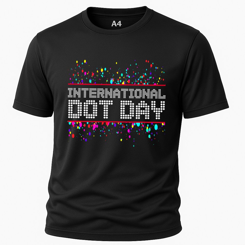 International Dot Day Dotted Logo Cooling Performance Crew T-Shirt
