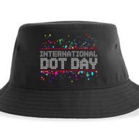 International Dot Day Dotted Logo Sustainable Bucket Hat