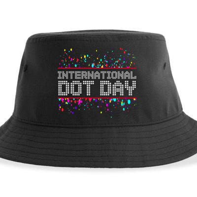 International Dot Day Dotted Logo Sustainable Bucket Hat