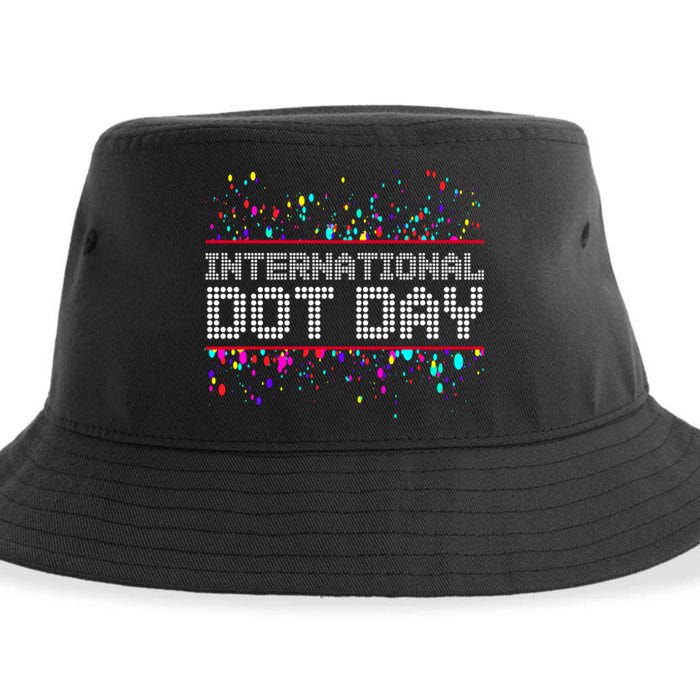 International Dot Day Dotted Logo Sustainable Bucket Hat