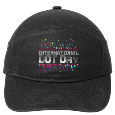 International Dot Day Dotted Logo 7-Panel Snapback Hat