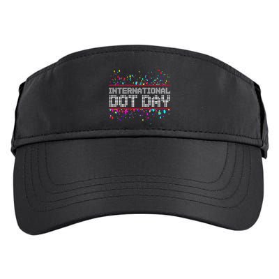 International Dot Day Dotted Logo Adult Drive Performance Visor