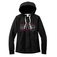 International Dot Day Dotted Logo Women's Fleece Hoodie