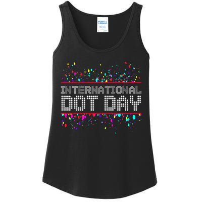 International Dot Day Dotted Logo Ladies Essential Tank