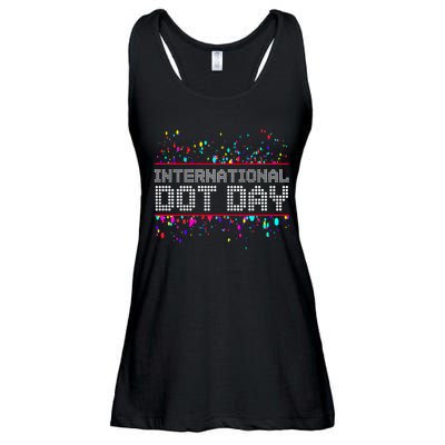 International Dot Day Dotted Logo Ladies Essential Flowy Tank