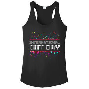 International Dot Day Dotted Logo Ladies PosiCharge Competitor Racerback Tank