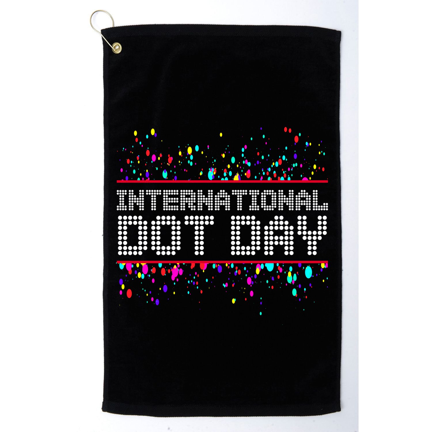 International Dot Day Dotted Logo Golf Towel