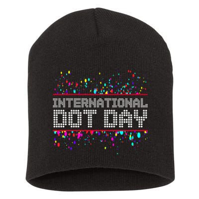 International Dot Day Dotted Logo Short Acrylic Beanie