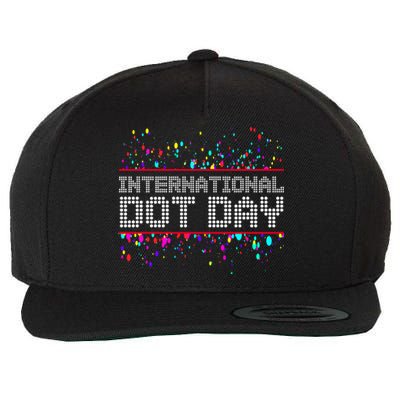 International Dot Day Dotted Logo Wool Snapback Cap