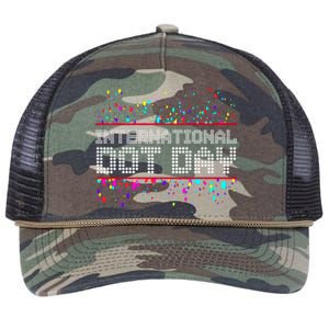 International Dot Day Dotted Logo Retro Rope Trucker Hat Cap