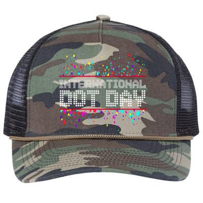 International Dot Day Dotted Logo Retro Rope Trucker Hat Cap