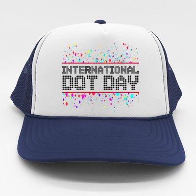 International Dot Day Dotted Logo Trucker Hat