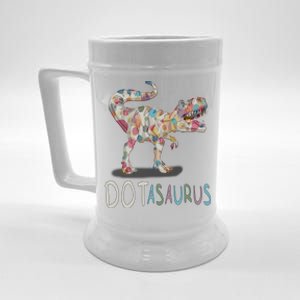 International Dot Day Dotasaurus Funny Creative Dots Great Gift Beer Stein